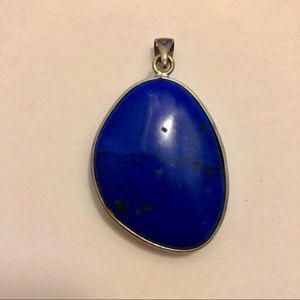 Bright Blue Lapis Pendant